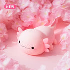 Axolotl LED Night Lamp – Cute Silicone Bedside Light
